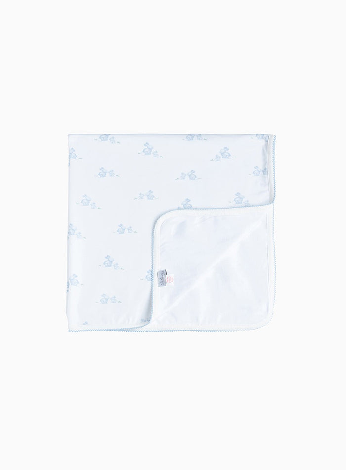 Lapinou Blanket Little Bunny Blanket in Pale Blue