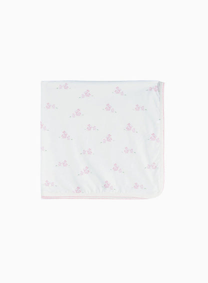 Lapinou Blanket Little Bunny Blanket in Pale Pink