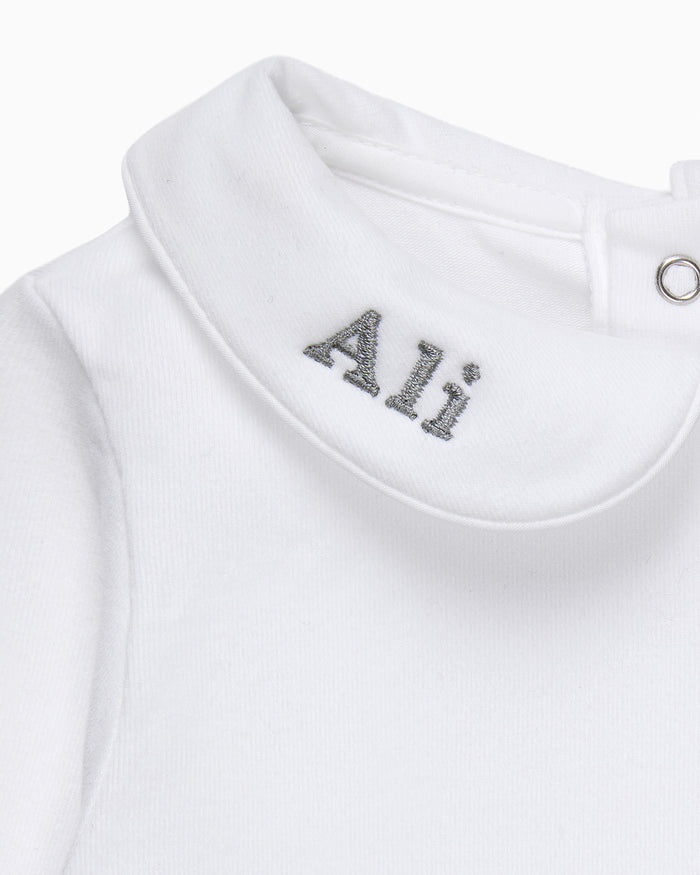 Chelsea Clothing Company Body Baby Long-Sleeved Milo Body in White