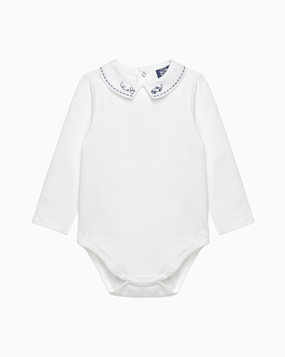 Chelsea Clothing Company Body Baby Monty Long-Sleeved Body in Car & Aeroplane