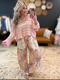 Baby Pink Knit Sweater