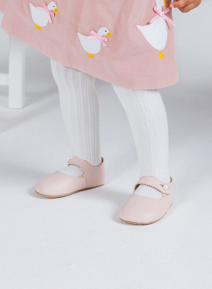 Chelsea Clothing Company Tights Little Ribbed Tights in White