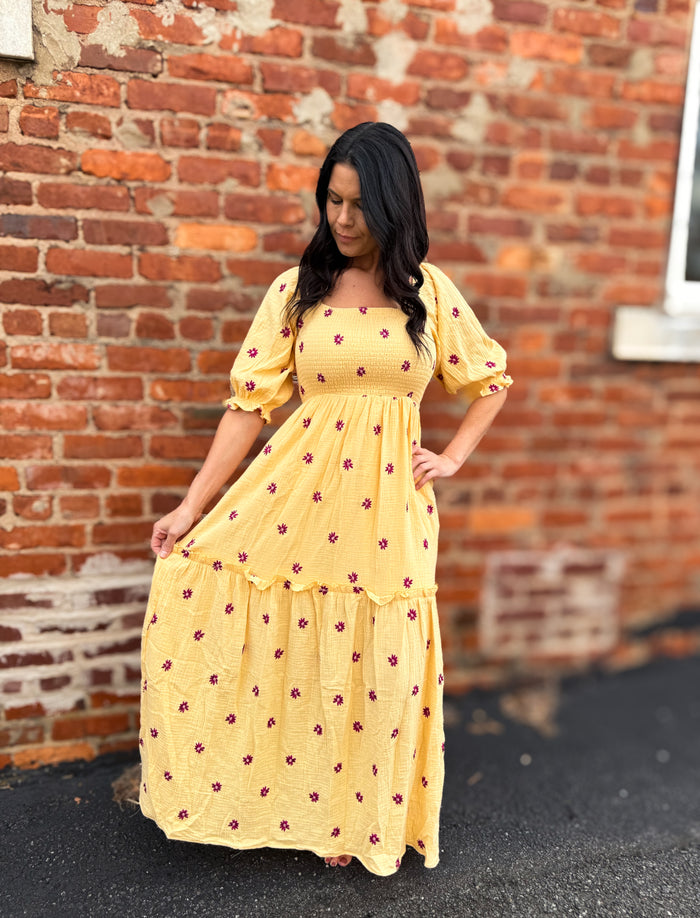 Baby Yellow Maxi Dress
