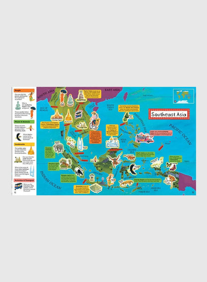 Barefoot Books Book Barefoot Books World Atlas Sticker Book - Trotters Childrenswear