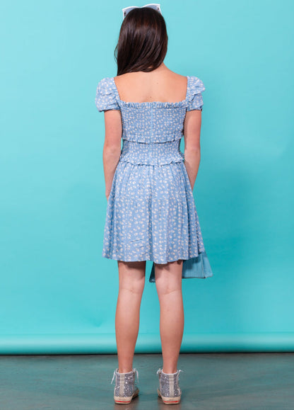 BERKLEY Puff Sleeve Smocked Dress