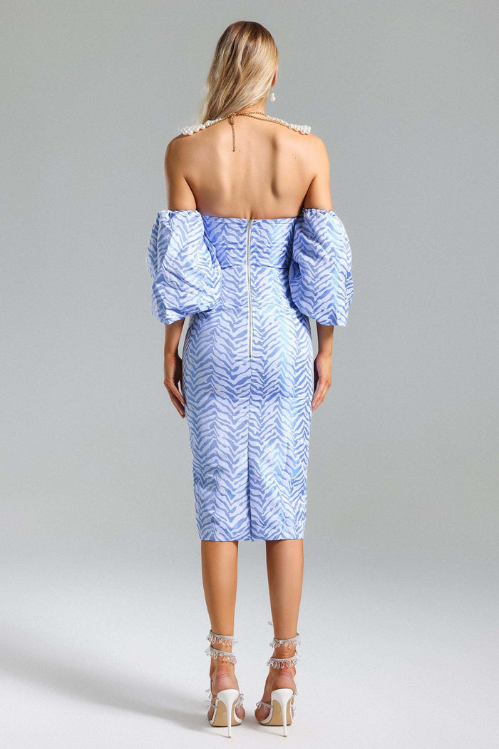 Bianca Elegant Light Blue Dress