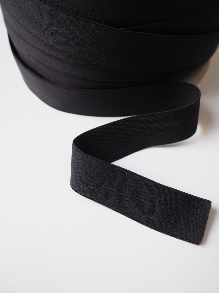 Black Elastic 25mm