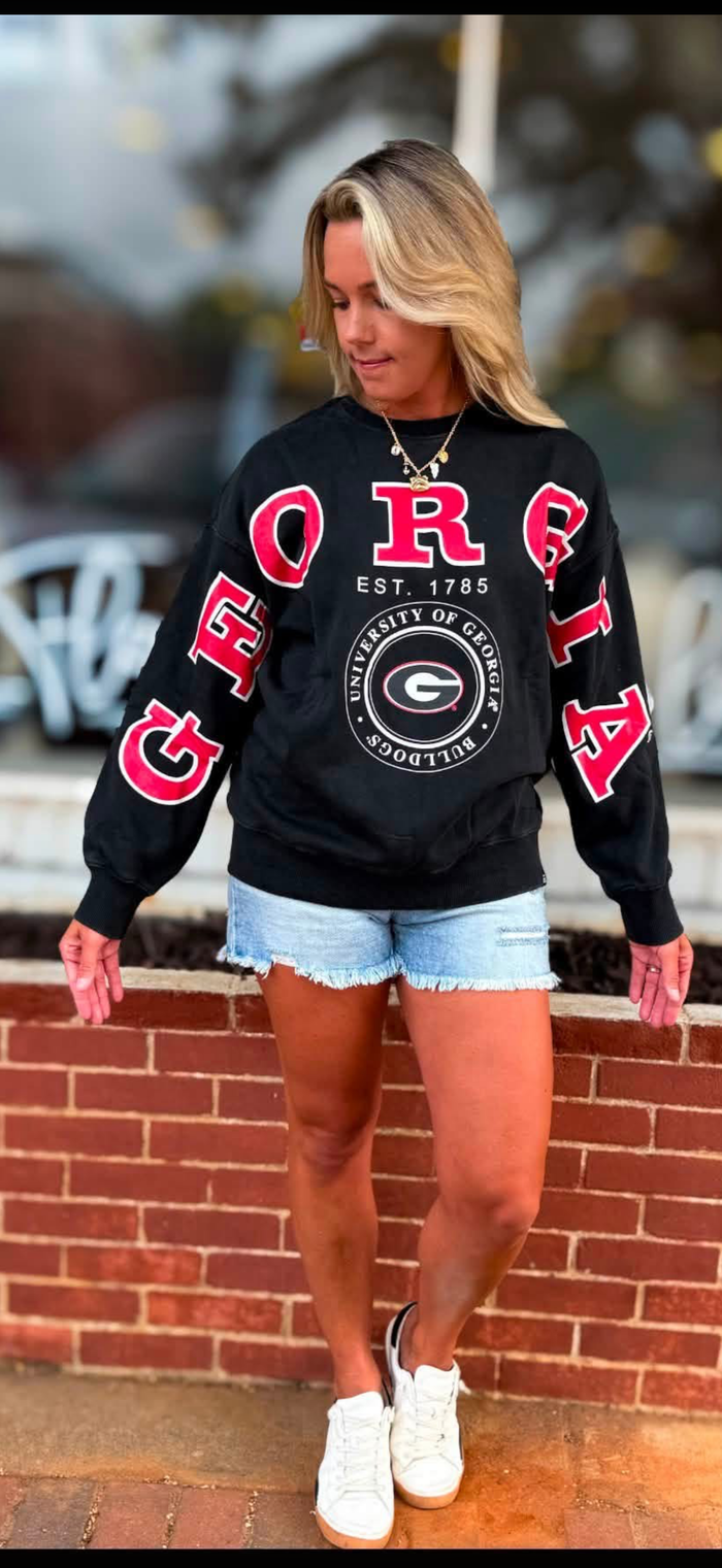 Black Georgia Sweatshirt