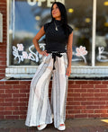 Black Mock Neck Top
