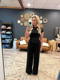 Black Pant Set