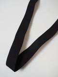 Black Thick Soft Elastic 25mm