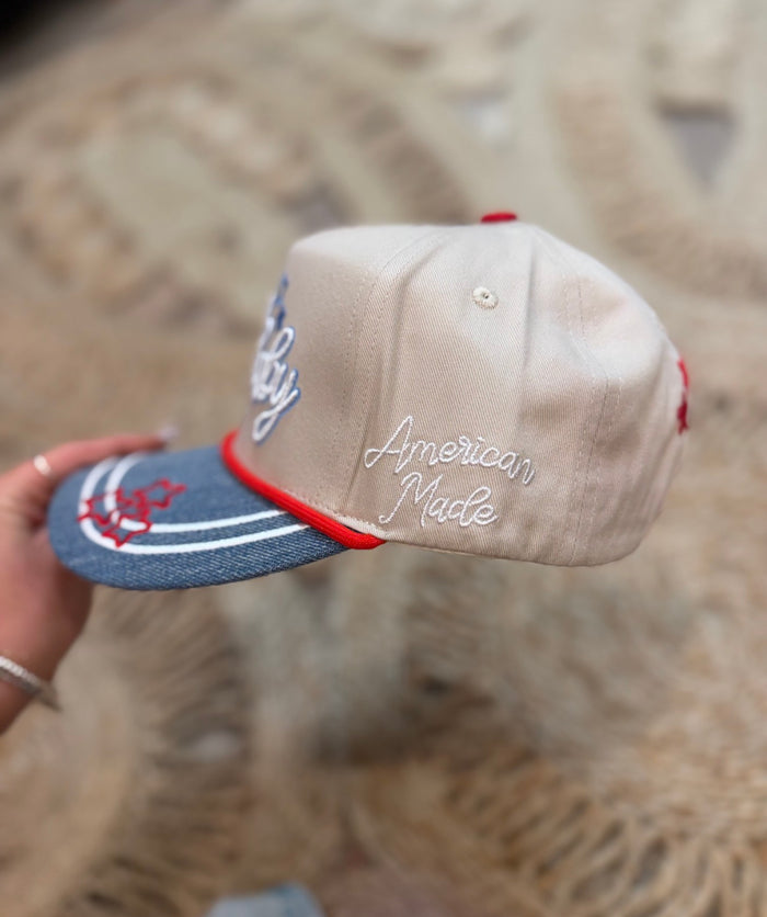 Blue Jean Baby Hat