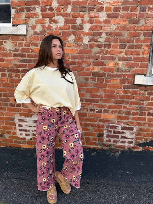 Boho Rose Pants
