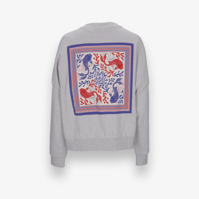 Boyfriend Fit Crewneck Sweatshirt