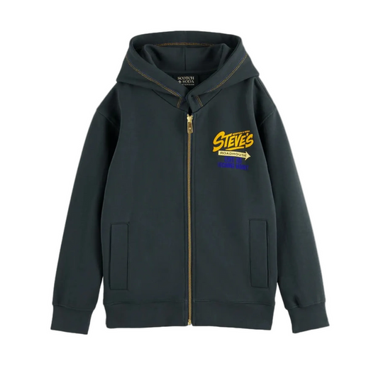 Boys' Oversized Zip Through Hoodie