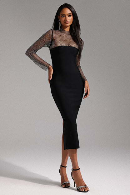 Brielle Long Sleeve Midi Dress