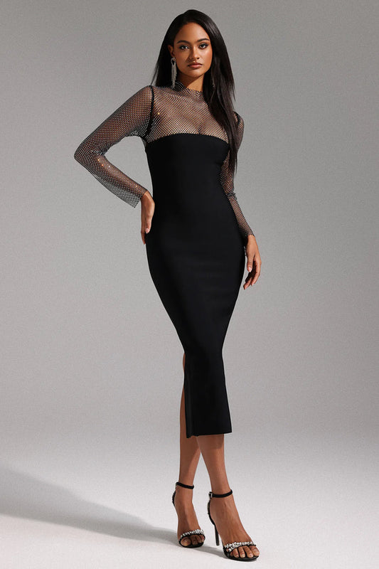Brielle Long Sleeve Midi Dress