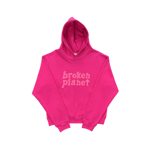 Broken Planet Classic Hoodie Pink