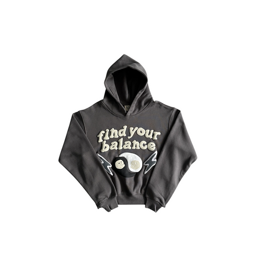 Broken Planet Find Your Balance Hoodie Grey