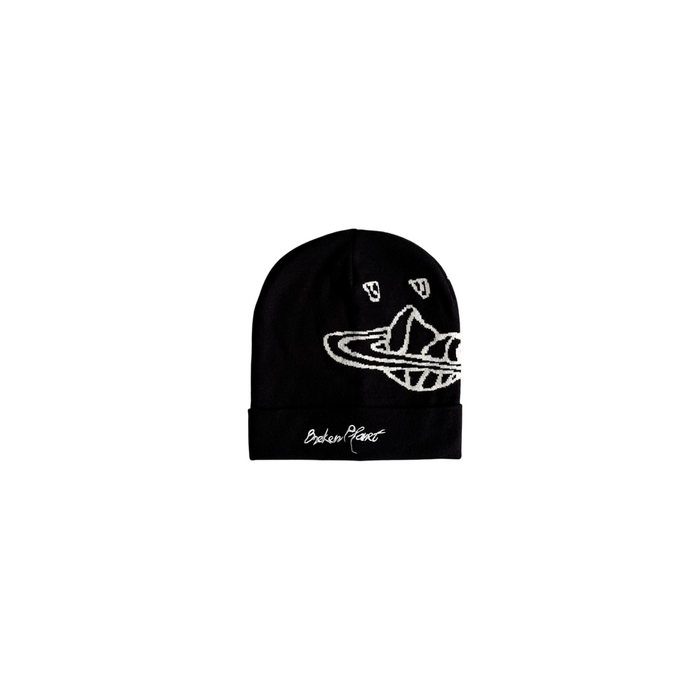 Broken Planet Outer Space Fisherman Beanie Black