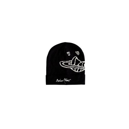 Broken Planet Outer Space Fisherman Beanie Black