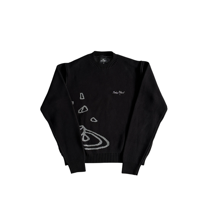 Broken Planet Outer Space Sweater Black/White