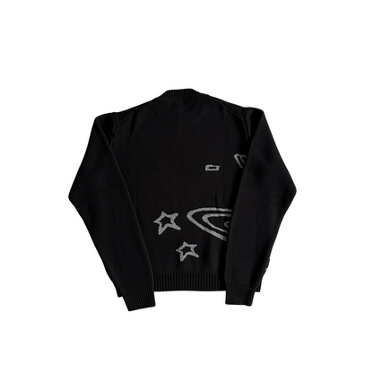 Broken Planet Outer Space Sweater Black/White