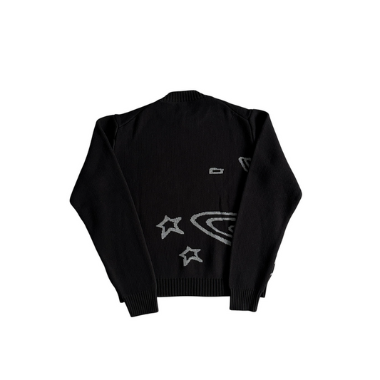 Broken Planet Outer Space Sweater Black/White