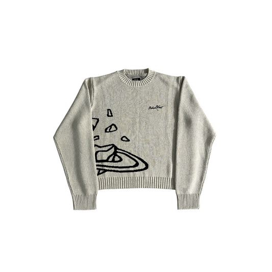 Broken Planet Outer Space Sweater Cream