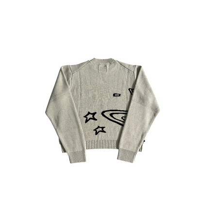 Broken Planet Outer Space Sweater Cream