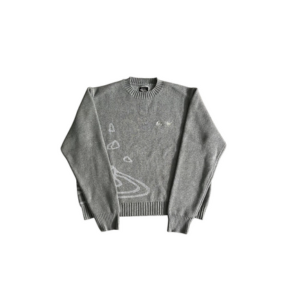 Broken Planet Outer Space Sweater Grey