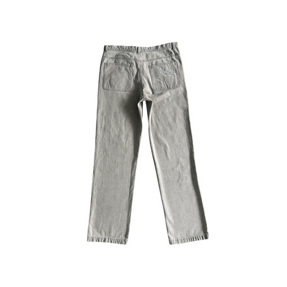 Broken Planet Stars Jeans Grey/White