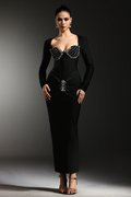 Brooklyn Embellished Corset Gown Dress
