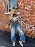 Brown Freebird Poncho
