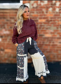 Burgundy Knit Top