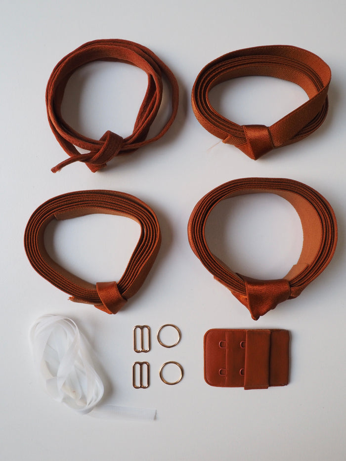 Burnt Orange Bra Supplies Kit