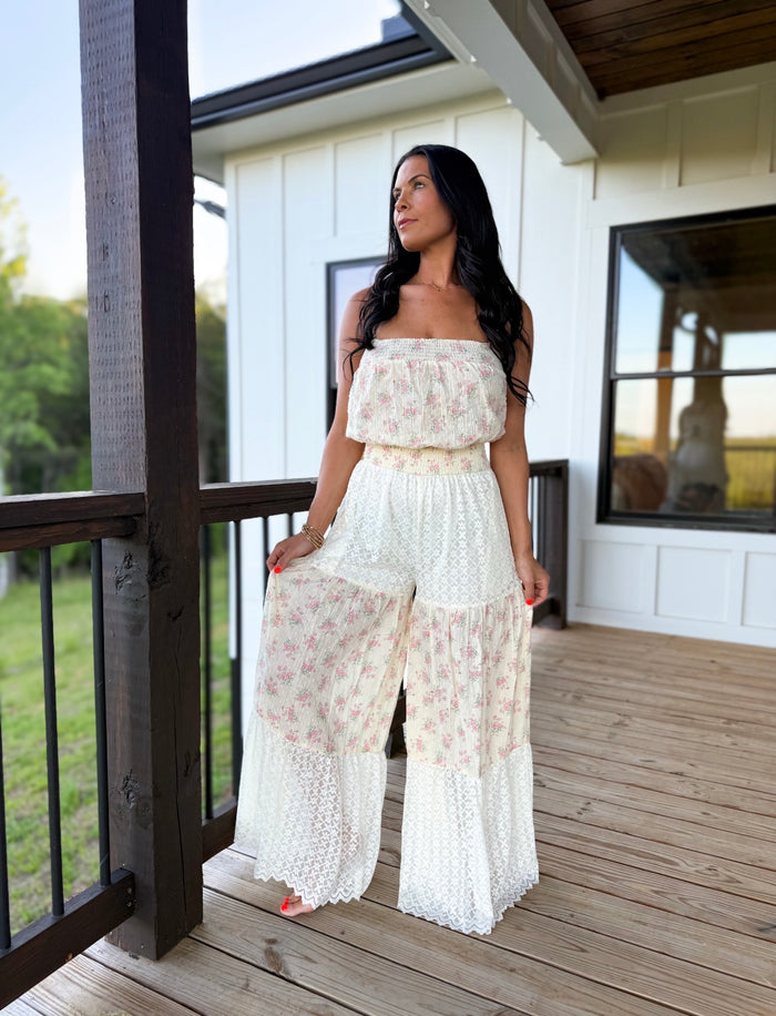 Butter Floral Romper