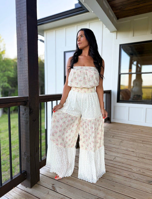 Butter Floral Romper