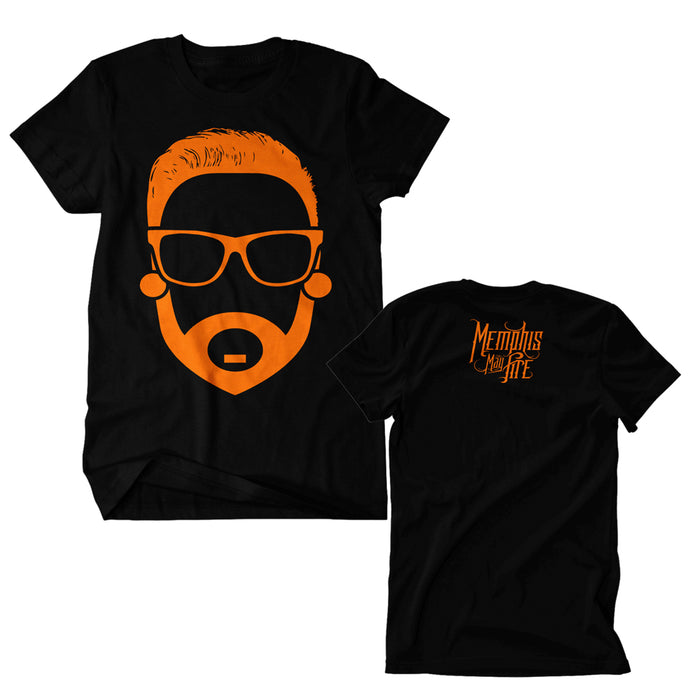 memphis may fire Cartoon Matty - Black T-Shirt