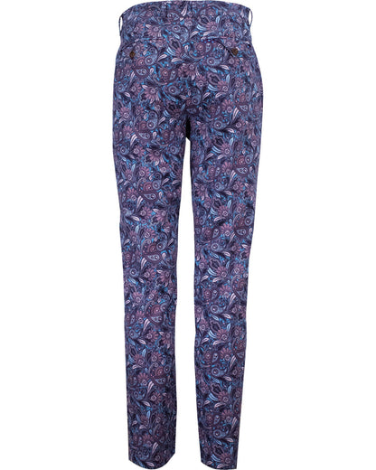 CHARLES SKULL PAISLEY PANTS - SAPPHIRE