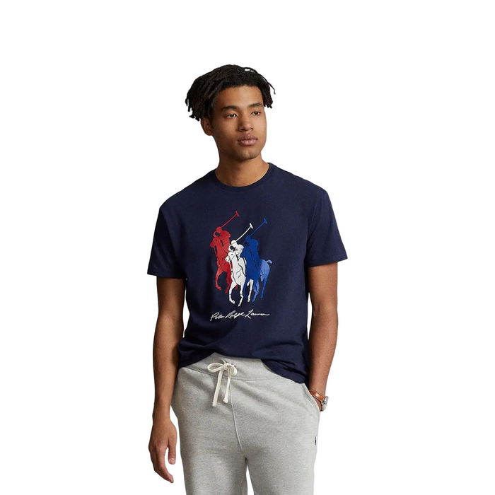 Classic Fit Big Tiple Pony Jersey T-Shirt