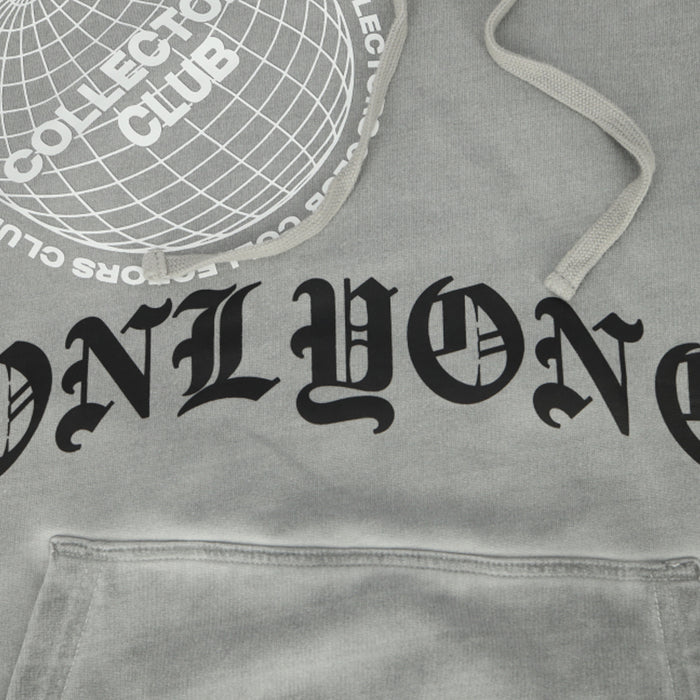 Collectors Club Globe Washed Pullover Hoodie