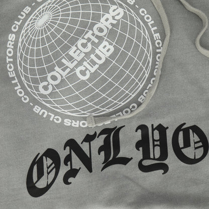 Collectors Club Globe Washed Pullover Hoodie