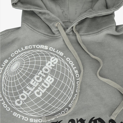Collectors Club Globe Washed Pullover Hoodie