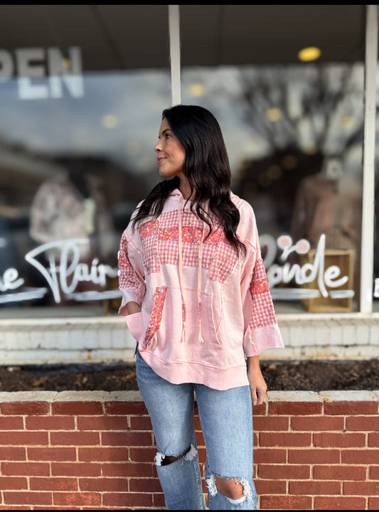 Coral Pink Mix Top
