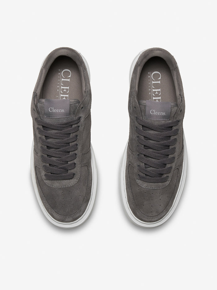 Court Trainer Grey Suede
