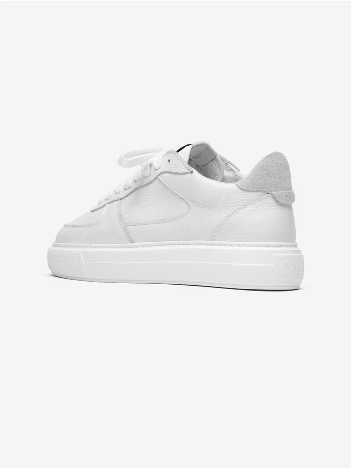 Court Trainer White Tumbled leather