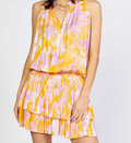 Current Air Sleeveless Pleated Dress