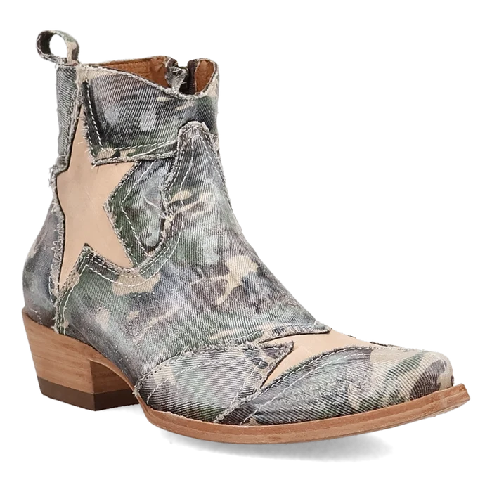 Dan Post Stardust - Women's Denim Cowgirl Booties