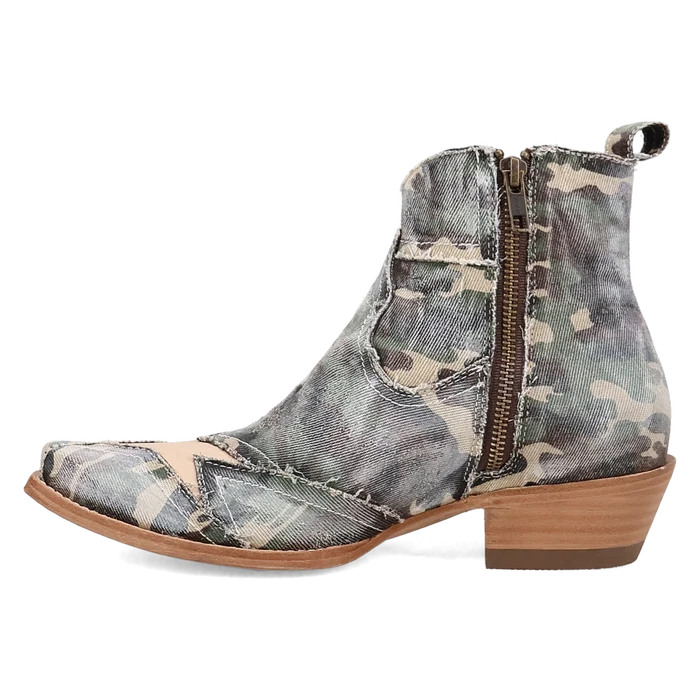 Dan Post Stardust - Women's Denim Cowgirl Booties
